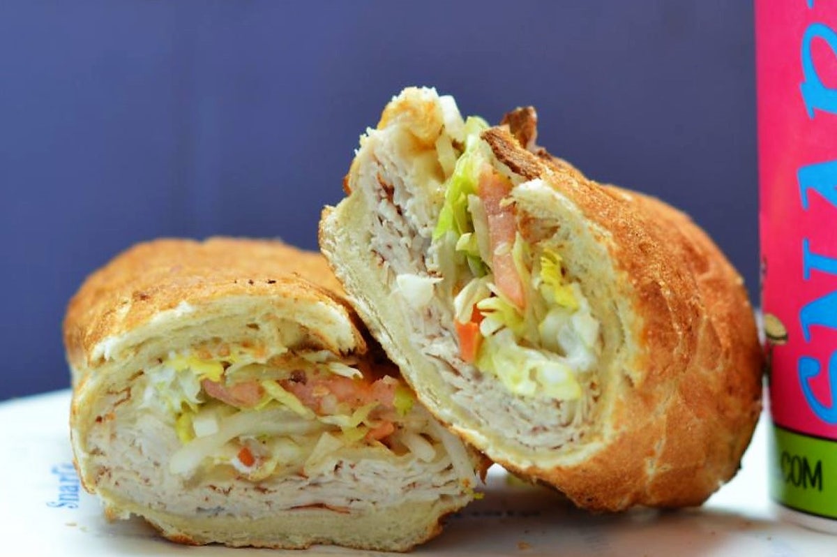 Order Turkey & Swiss Cheese food online from Snarf's store, Austin on bringmethat.com