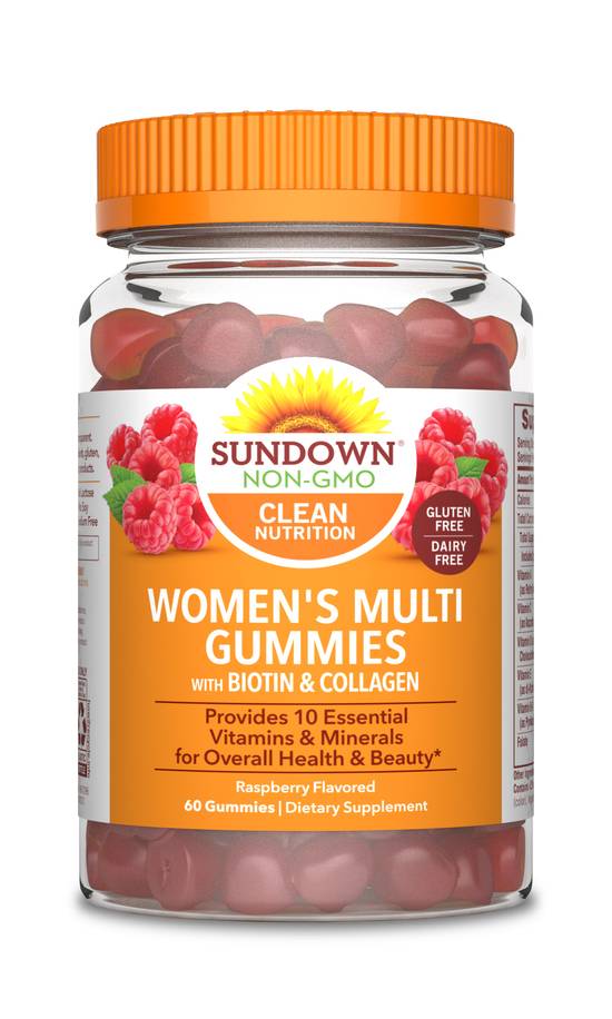 Order Sundown Naturals Women's Multivitamin with Biotin (60 ct) food online from Rite Aid store, Palm Desert on bringmethat.com