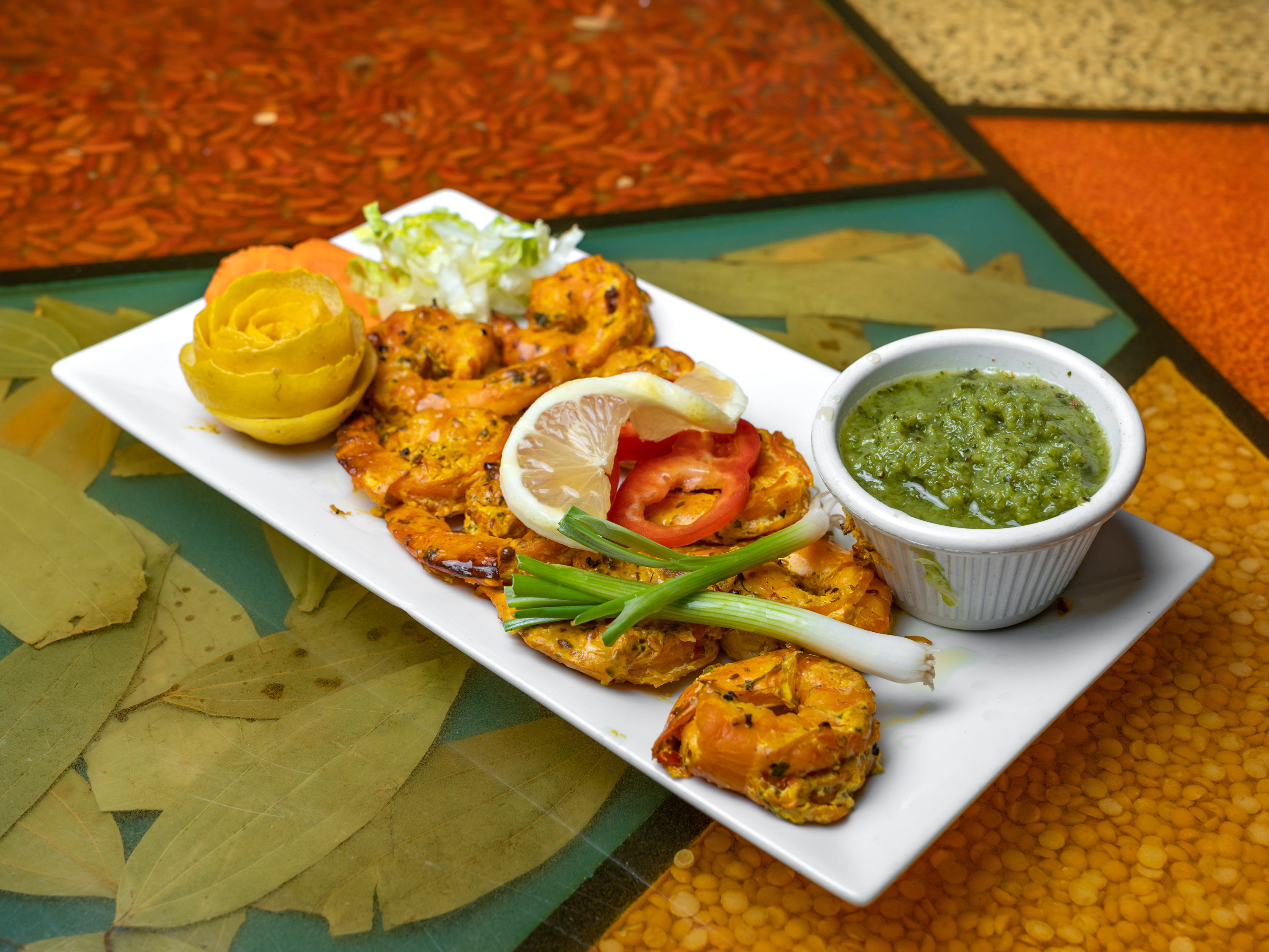 Order Tandoori Shrimp food online from Singhs Cafe store, Wellesley Hills on bringmethat.com