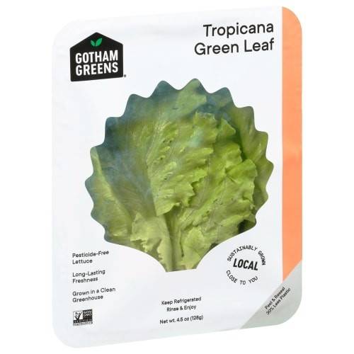 Order Gotham Greens · Tropicana Green Leaf (4.5 oz) food online from Jewel-Osco store, Antioch on bringmethat.com