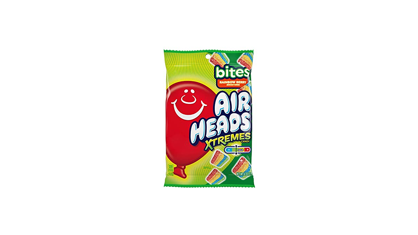 Order Airheads Extreme Bites Rainbow 6oz food online from Extramile store, San Bernardino on bringmethat.com