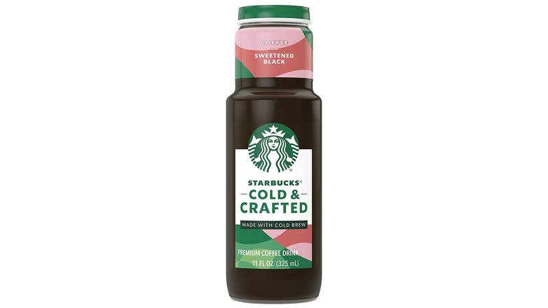 Order Starbucks Cold Crafted Coffee Sweetend Black food online from Route 7 Food Mart store, Norwalk on bringmethat.com