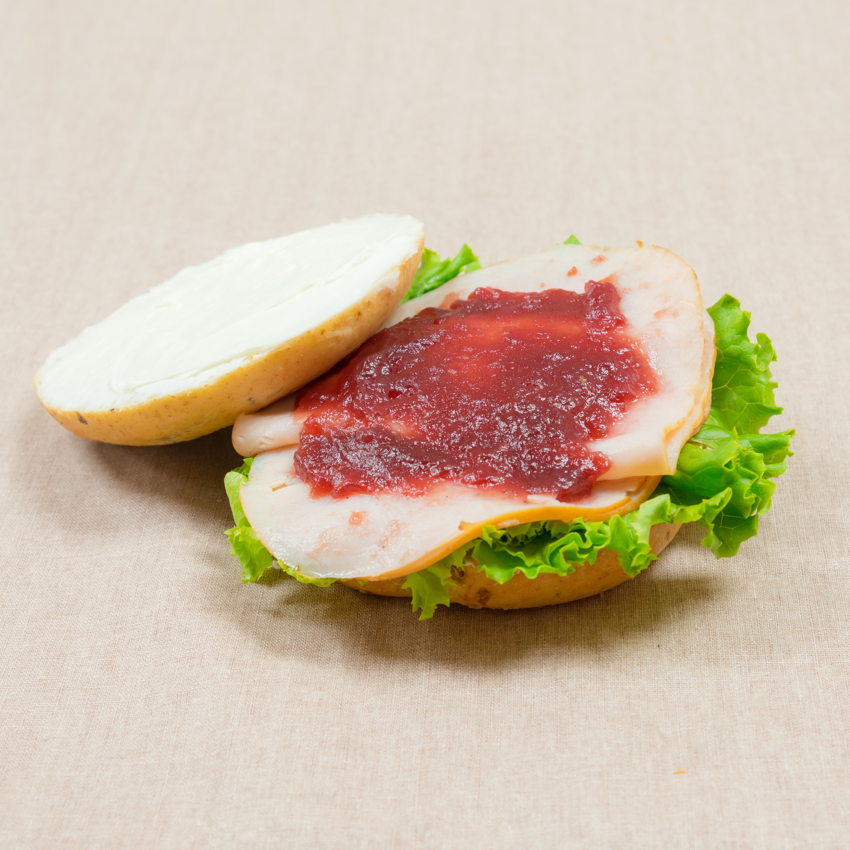 Order Cranberry Turkey Sandwich food online from Daily Bagel store, Eugene on bringmethat.com