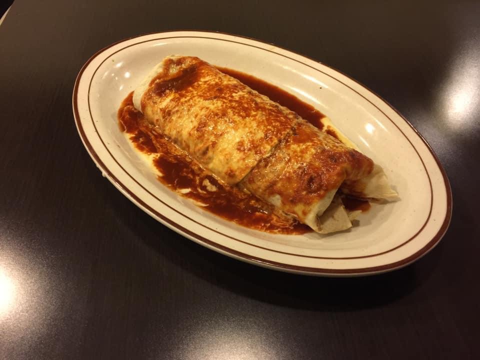 Order 1 Meat King Burrito food online from Guajillo Cocina Mexicana store, Bowling Green on bringmethat.com