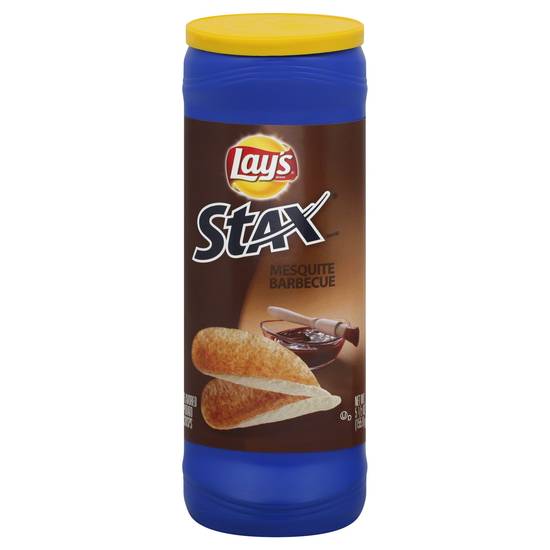Order Lay's Stax Potato Crisps Mesquite BBQ (5.5 oz) food online from Rite Aid store, Yamhill County on bringmethat.com