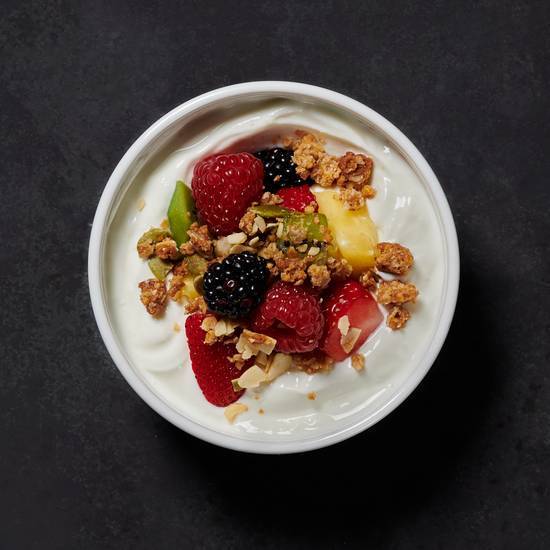Order Princi Granola, Greek Yogurt, & Fruit food online from Sodo Kitchen store, Seattle on bringmethat.com