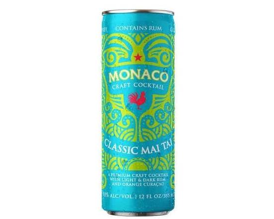 Order Monaco Mai tai cocktail, 12oz single can (9%abv) food online from Ogden Wine & Spirit store, Naperville on bringmethat.com