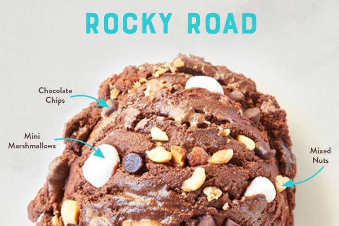 Order ROCKY ROAD food online from Marble Slab Creamery store, Fayetteville on bringmethat.com