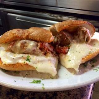 Order Meatball Parmesan Hero food online from Brooklyn V's Pizza store, Chandler on bringmethat.com