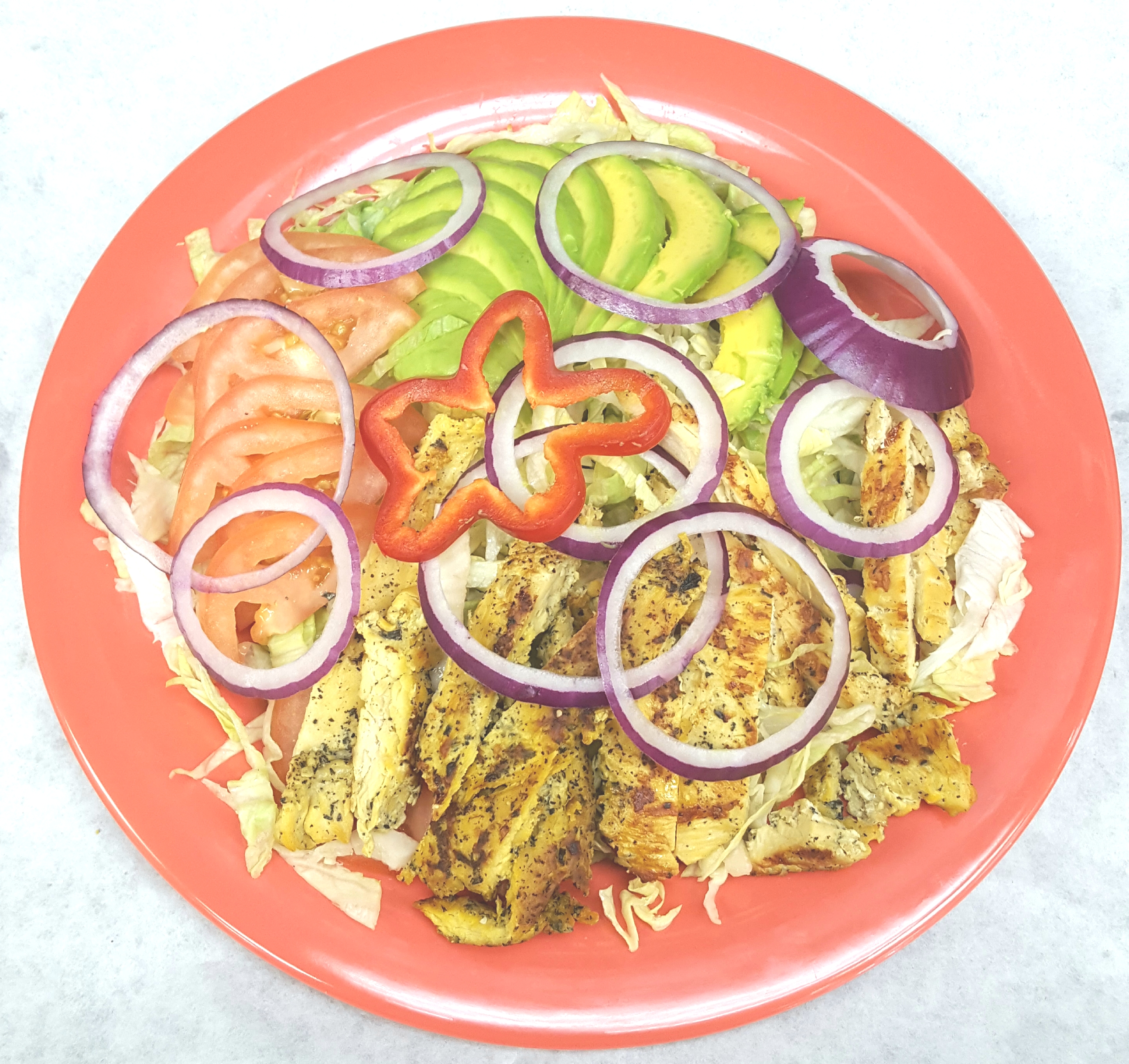 Order Grilled Chicken  Salad food online from Punta Cana Coffee Shop & Restaurant store, Brooklyn on bringmethat.com