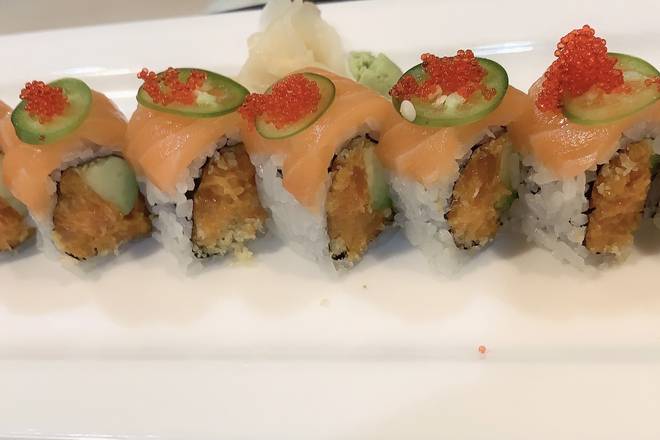 Order Pink Lady Roll food online from Kumo Hibachi Sushi store, Cartersville on bringmethat.com