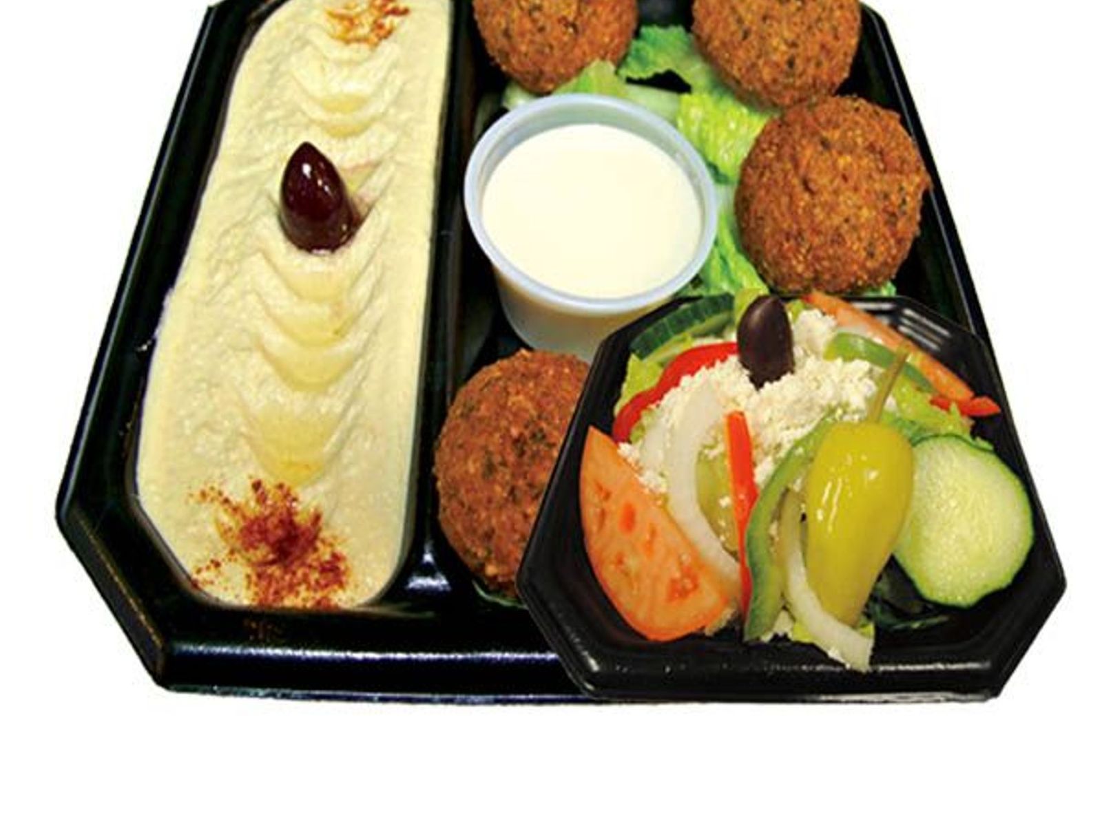 Order FALAFEL & HUMMUS + SALAD food online from Pita Heaven  store, Chandler on bringmethat.com