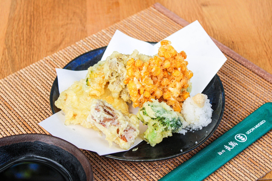 Order VEGETABLE TEMPURA* food online from Udon Mugizo San Jose store, San Jose on bringmethat.com