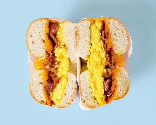Order Bacon Egg and Cheese Bagel food online from Bagel 101 store, Oceanside on bringmethat.com