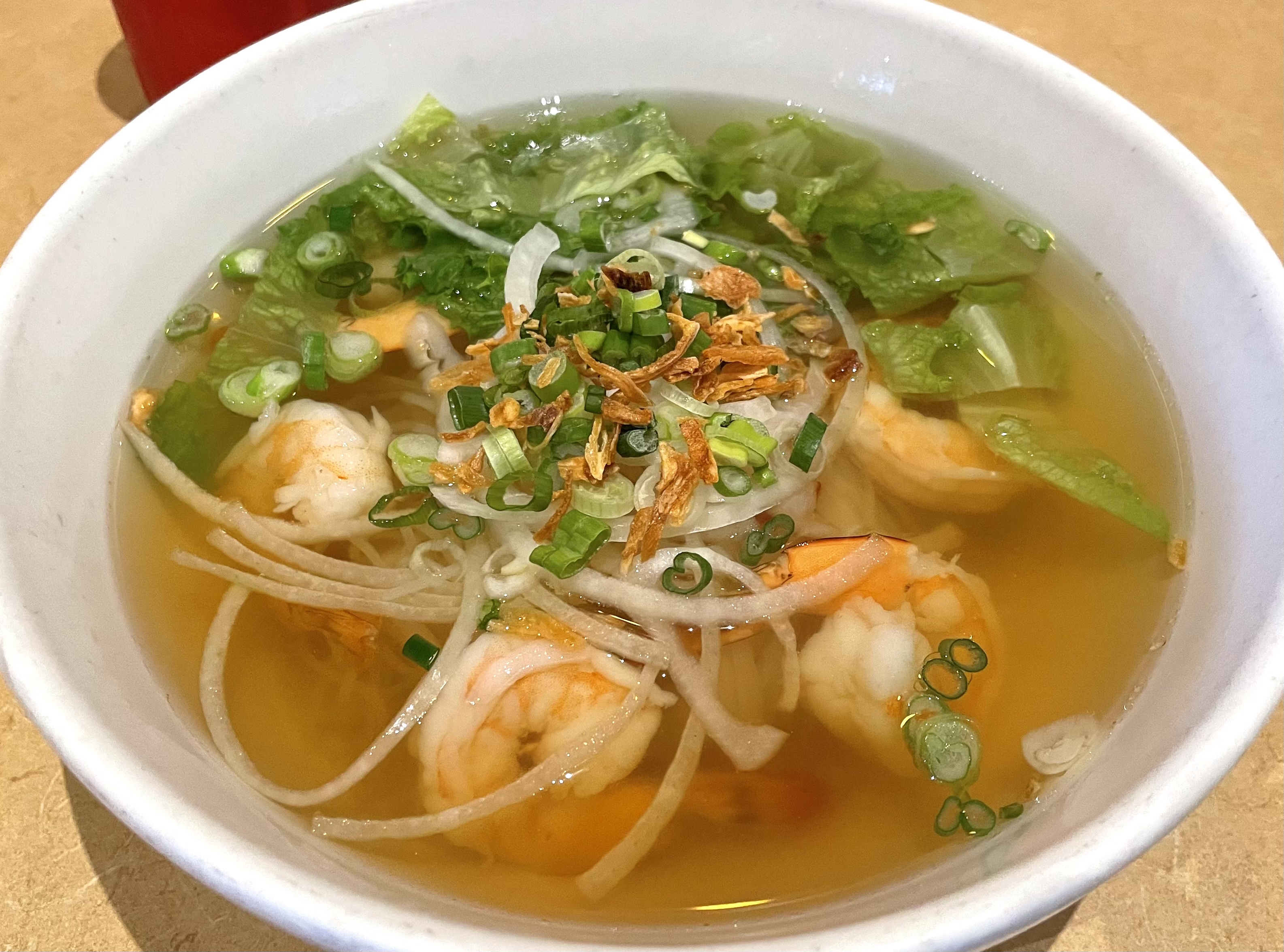 Order Shrimp Noodle Soup food online from Le Soleil store, San Leandro on bringmethat.com