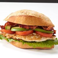 Order California Chicken Sandwich food online from Planet Wings store, Edison on bringmethat.com