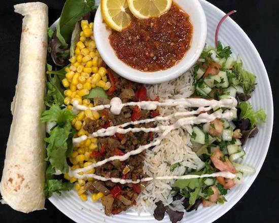 Order Burrito Bowl (P)(VG) food online from Nana Kitchen & Catering store, Narberth on bringmethat.com