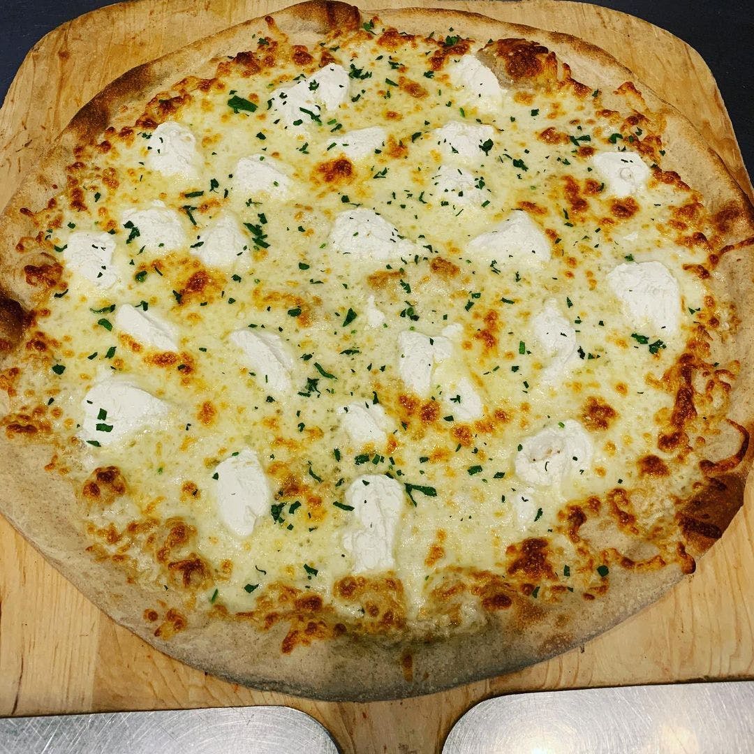 Order White Pizza - Medium 14'' food online from Azzurro Pizzeria & Italian Grill store, Brick on bringmethat.com