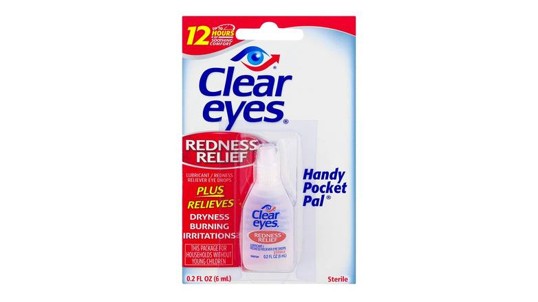 Order Clear Eyes Redness Relief Handy Pocket Pal food online from Route 7 Food Mart store, Norwalk on bringmethat.com
