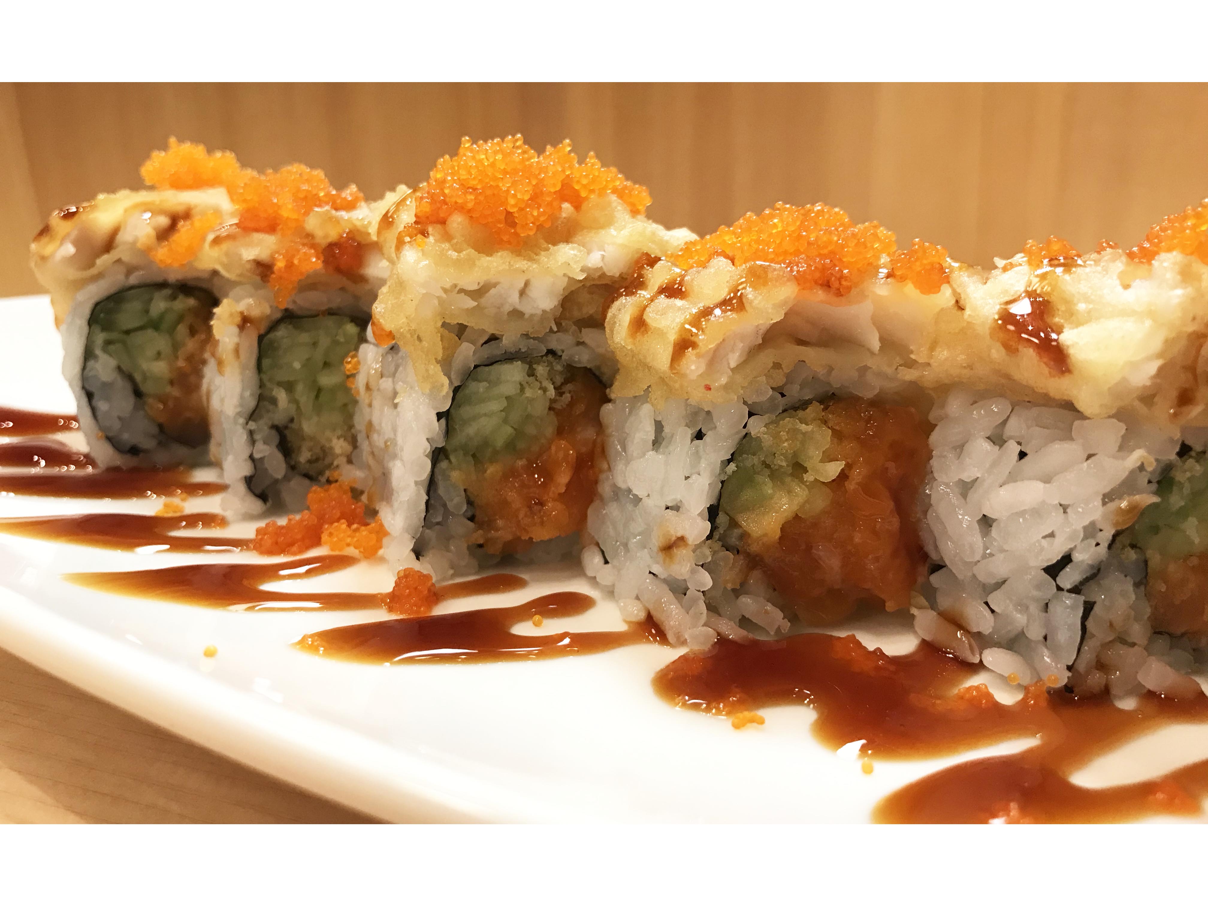 Order Filet o Fish Roll Dinner food online from Hachimi Japanese Cuisine store, Johnson City on bringmethat.com