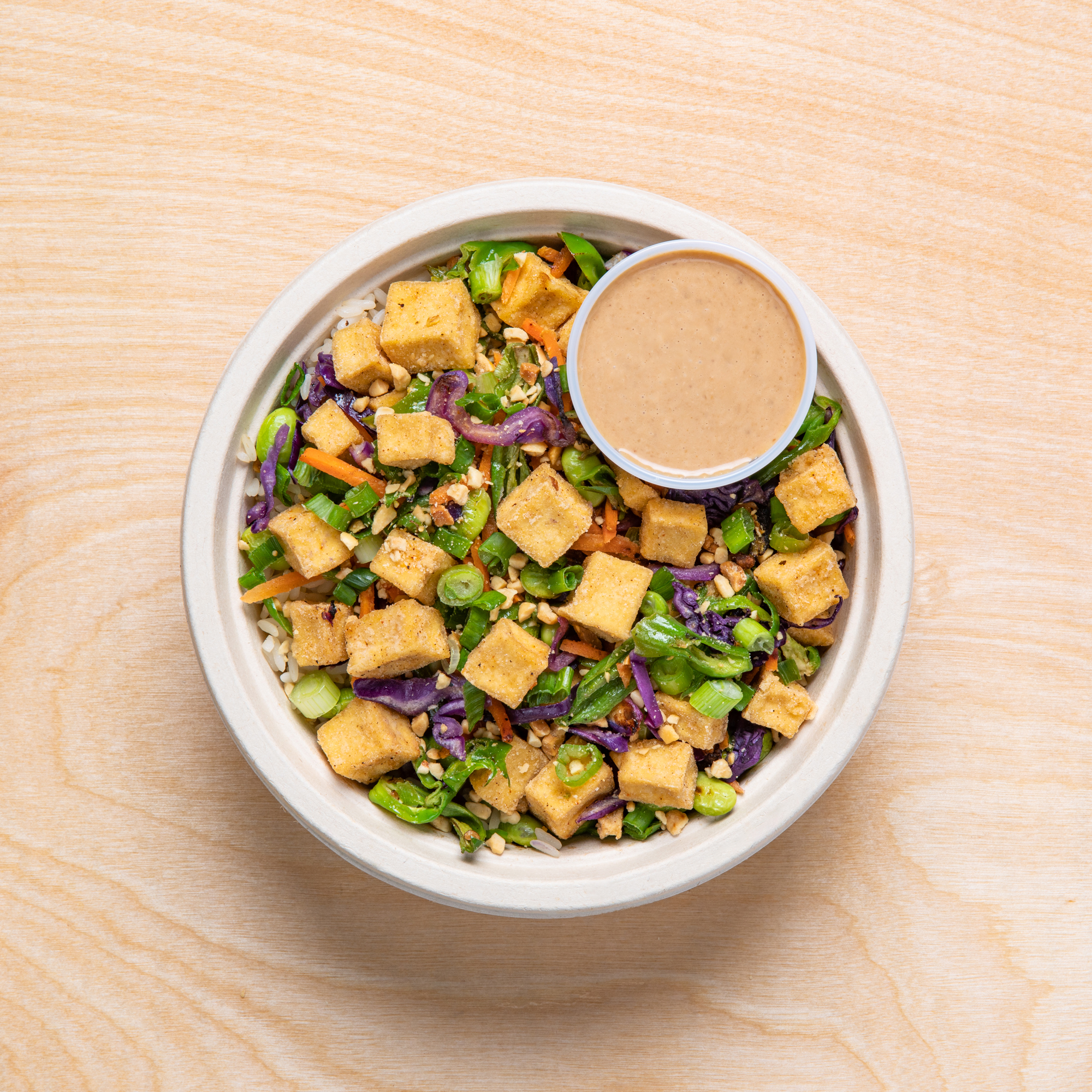 Order Thai Peanut Bowl food online from Green Tomato Grill store, Brea on bringmethat.com