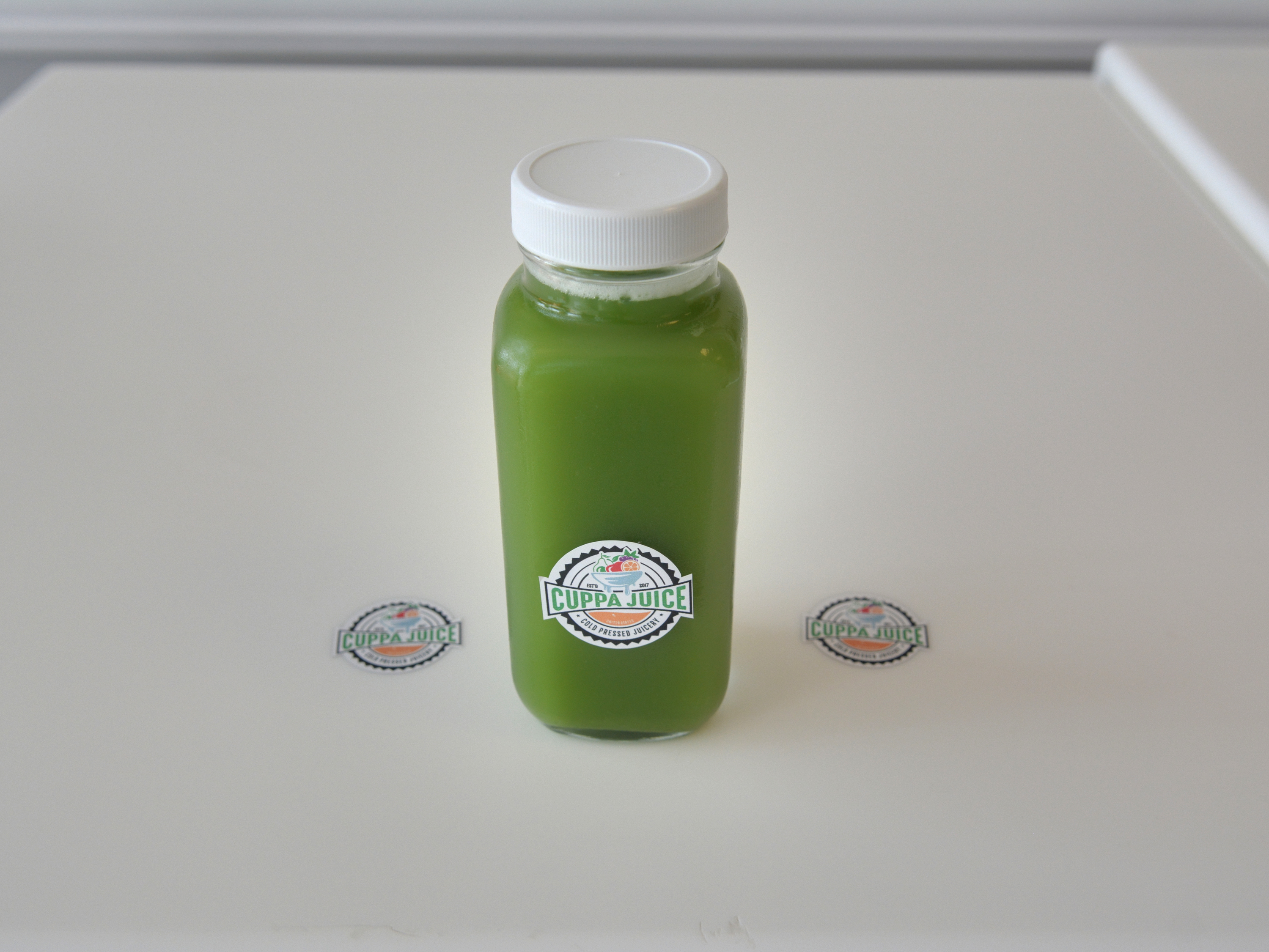 Order Green Gold Juice food online from Cuppa Juice Cold Pressed Juicery store, San Marcos on bringmethat.com