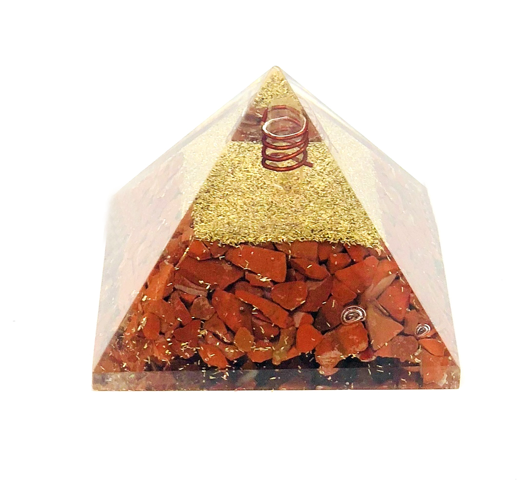 Order Orgone Energy Pyramid Red Jasper food online from Sweetheart Gifts store, Morrow on bringmethat.com