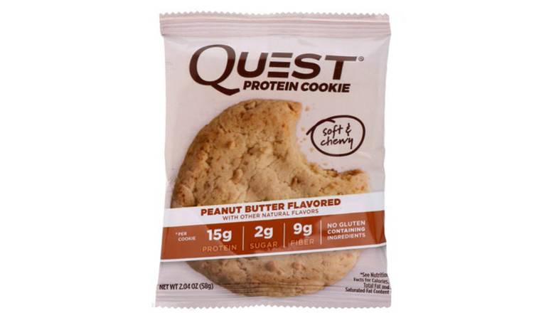 Order Quest Nutrition Protein Cookie Peanut Butter food online from Exxon Constant Friendship store, Abingdon on bringmethat.com