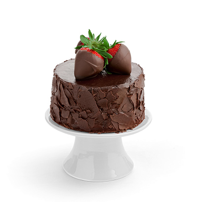 Order Chocolate Edible® Cake with Chocolate-Covered Strawberries food online from Edible Arrangements store, Winchester on bringmethat.com