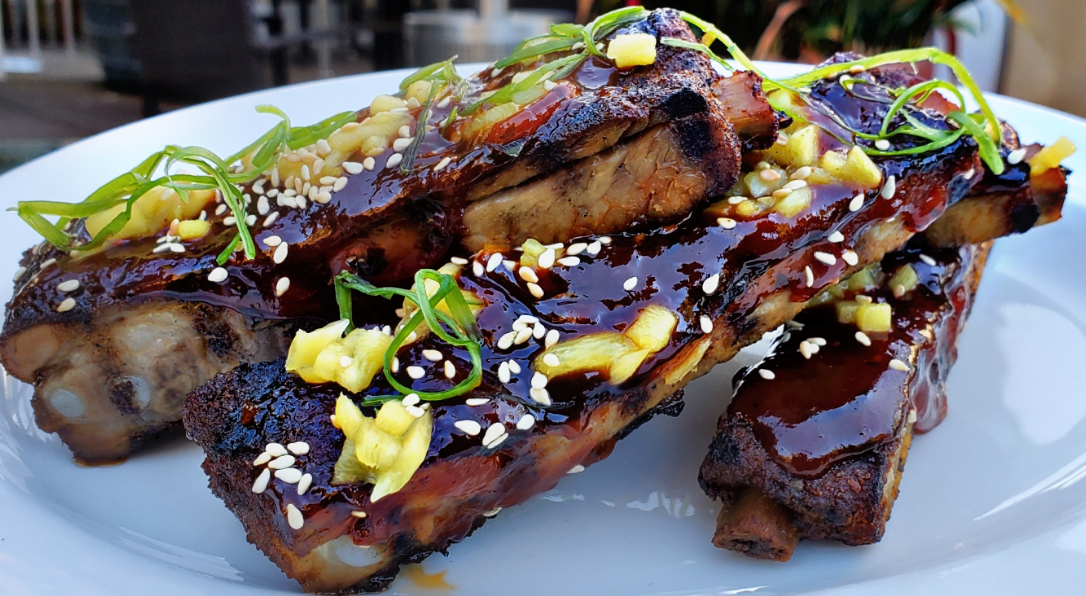 Order Baby Back Ribs food online from Dinah Poolside Restaurant store, Palo Alto on bringmethat.com
