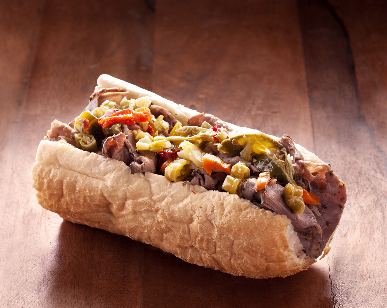 Order 6" Italian Beef food online from Dr Dawg store, Glendale on bringmethat.com