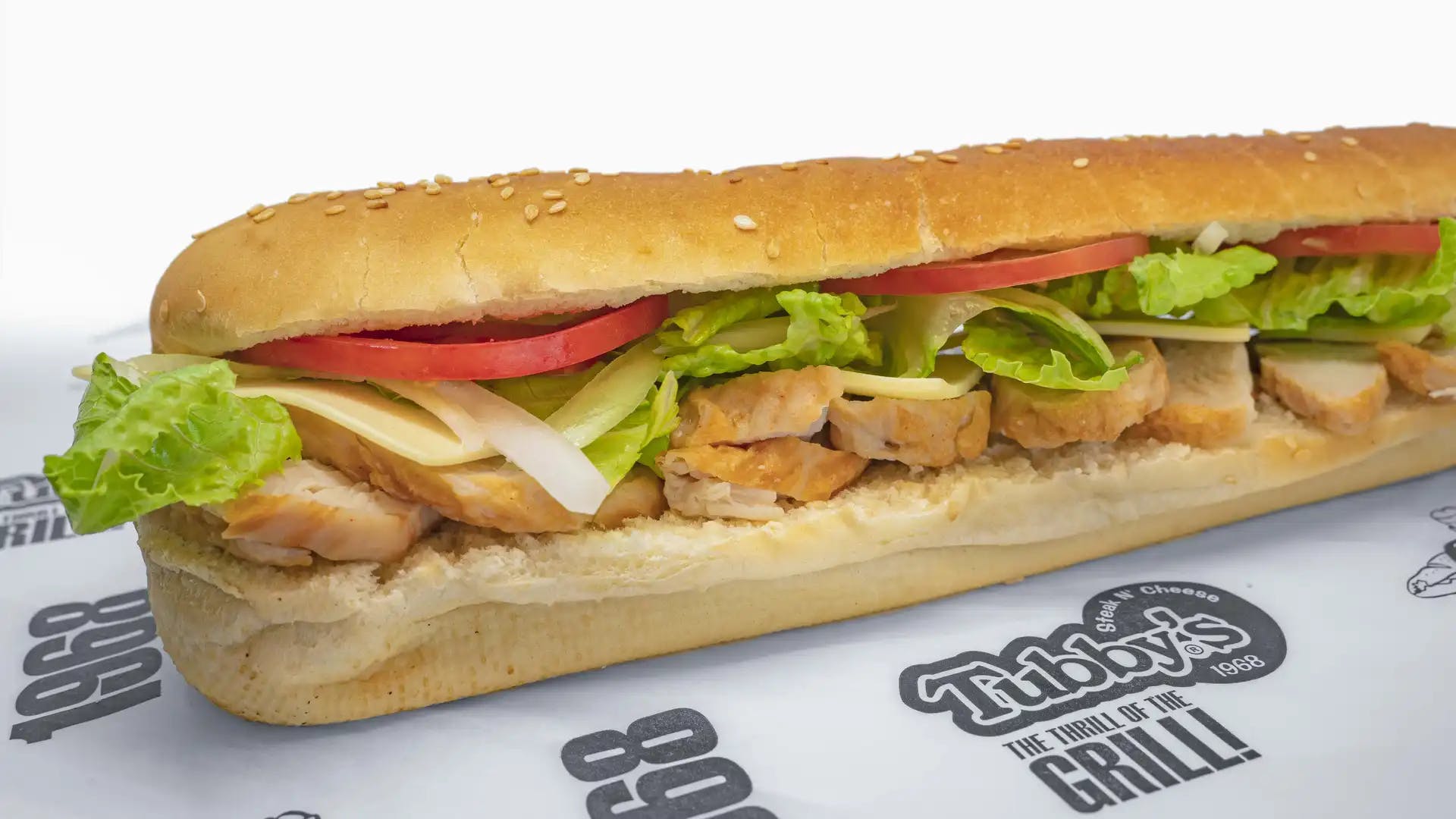 Order Turkey Breast & Cheese Sub - Small food online from Tubby's Grilled Submarines store, Westland on bringmethat.com