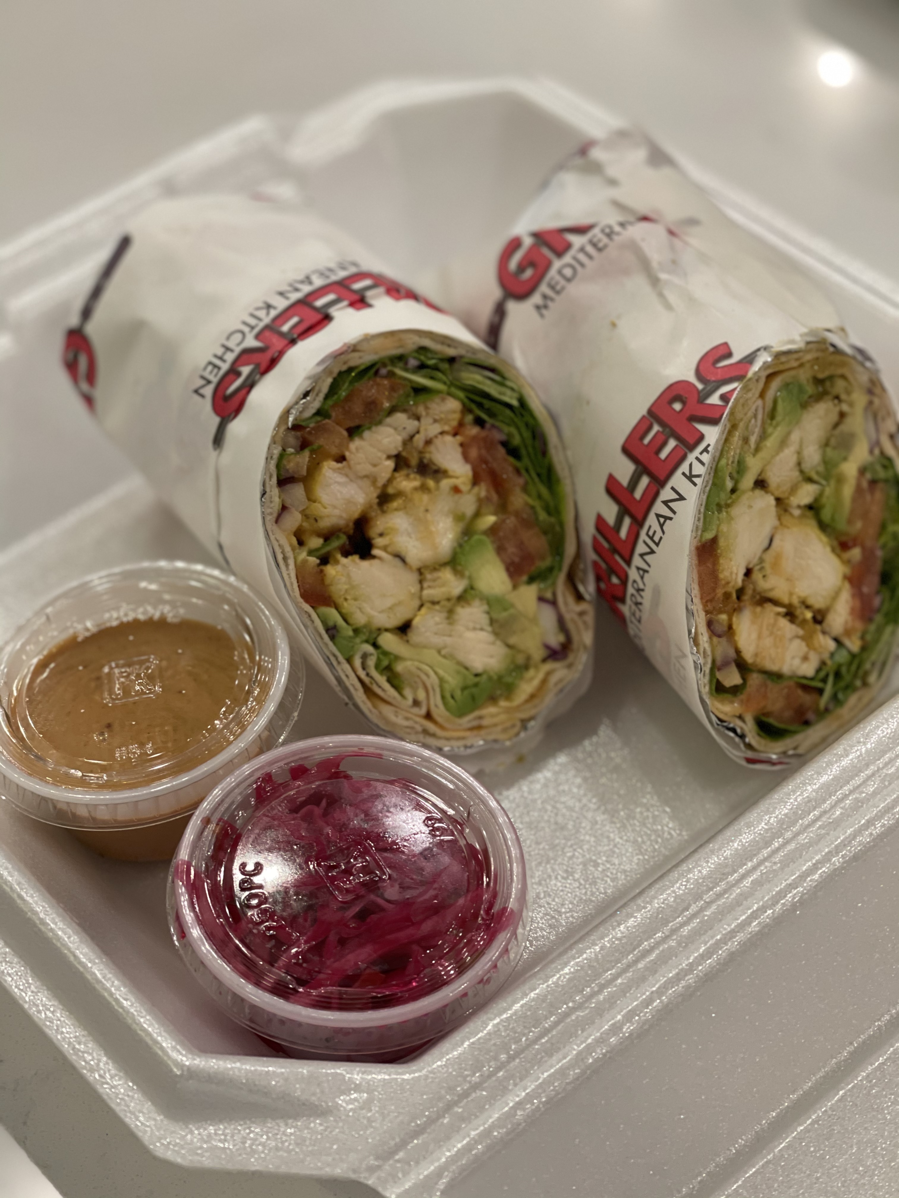 Order Chicken Avocado Chipotle Wrap food online from Grillers Mediterranean Kitchen store, Glendale on bringmethat.com