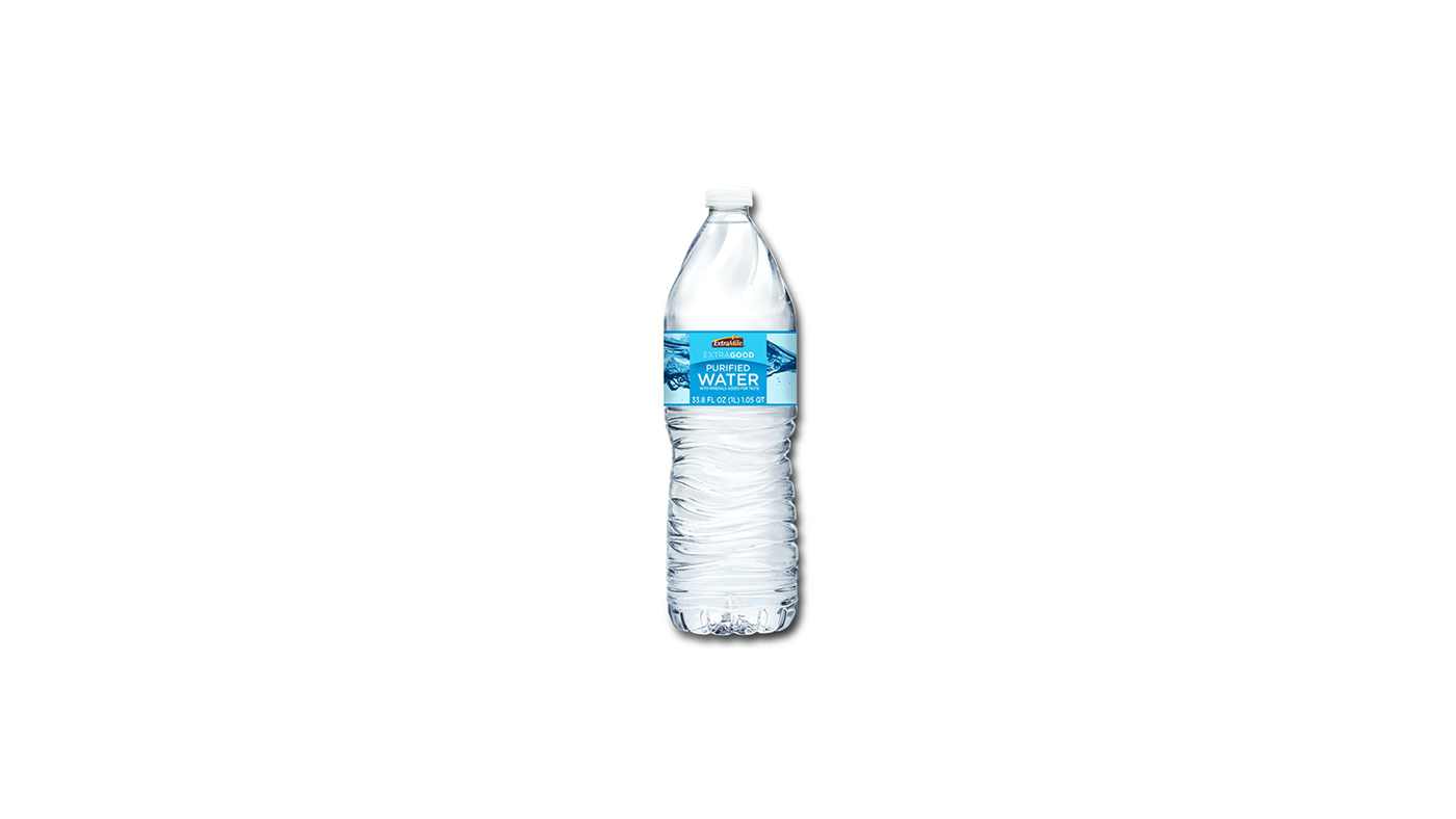 Order ExtraMile Purified Water 1 Liter food online from Chevron Extramile store, Garden Grove on bringmethat.com