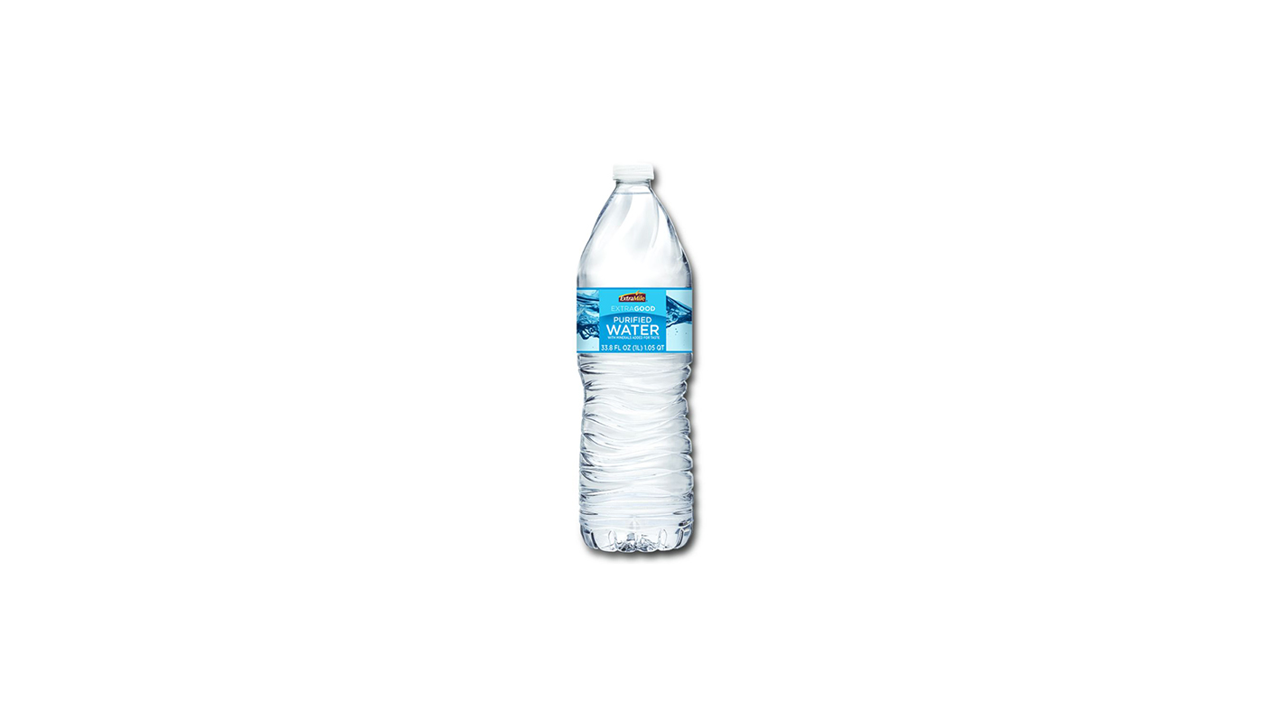 Order ExtraMile Purified Water 1 Liter food online from Extramile store, La Quinta on bringmethat.com