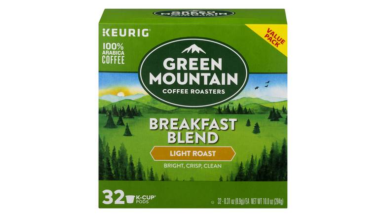 Order Keurig Green Mountain Breakfast Blend Coffee Toasters 32 Pods food online from Trumbull Mobil store, Trumbull on bringmethat.com