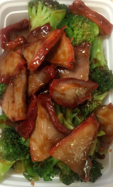 Order 76. Roast Pork with Broccoli food online from Fairview Chinese Restaurant store, Fairview on bringmethat.com