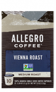 Order Vienna Roast Capsules food online from Allegro Coffee Company store, Oklahoma City on bringmethat.com