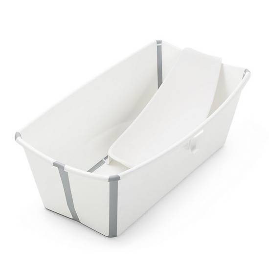 Order Stokke® Flexi Bath® Tub and Newborn Support Set in White/Grey food online from Buybuy Baby store, Nashua on bringmethat.com