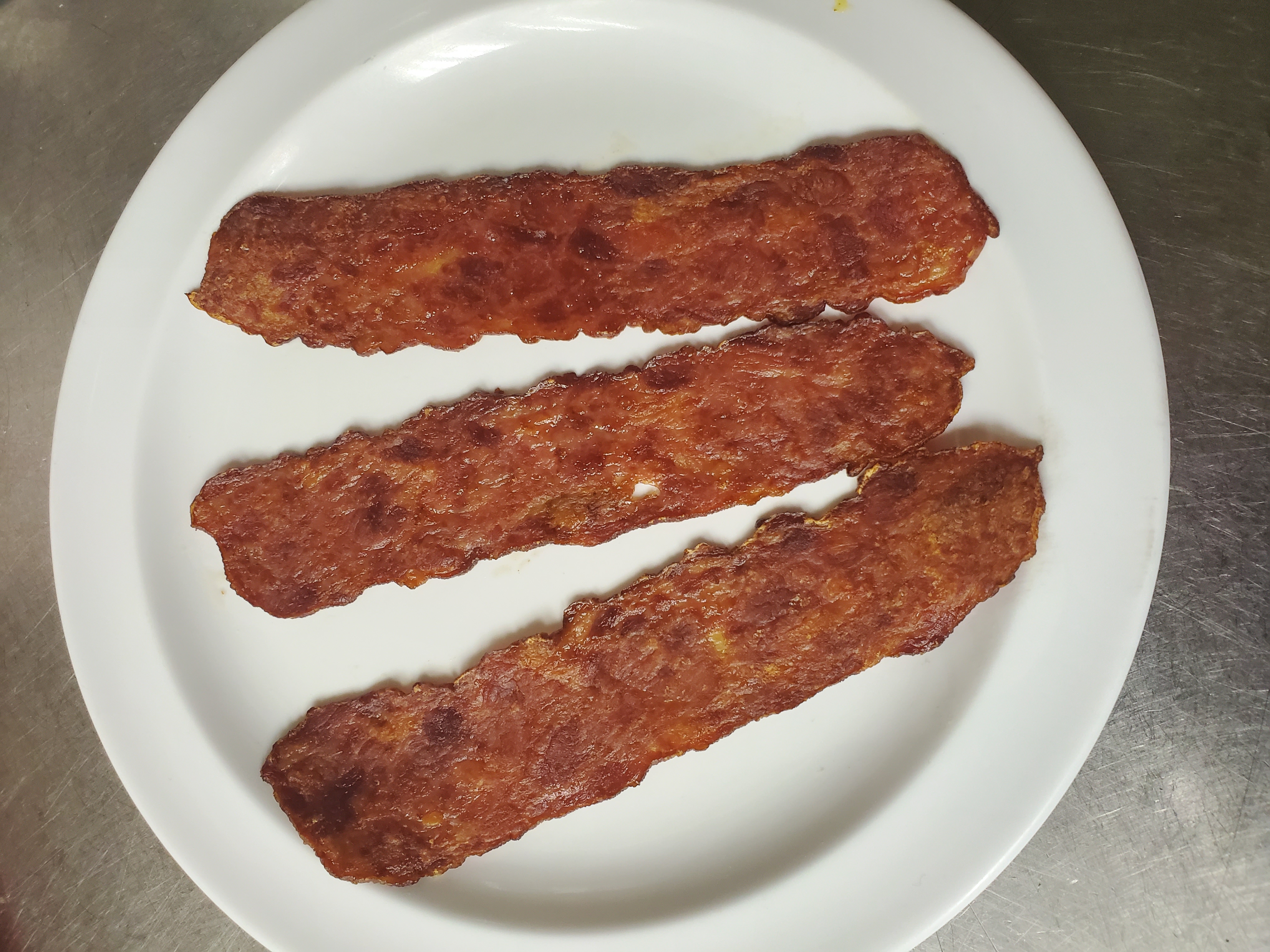 Order Side Order of Turkey Bacon food online from Aminas Cafe store, Bronx on bringmethat.com