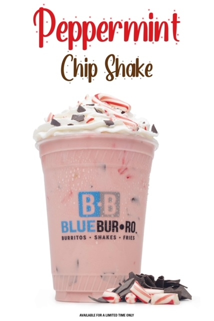 Order Holiday Peppermint Chip Shake food online from Blue Burro store, Long Beach on bringmethat.com