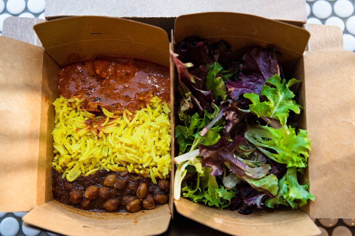 Order Catering Rice Bowl Box food online from Curry Up Now store, San Jose on bringmethat.com