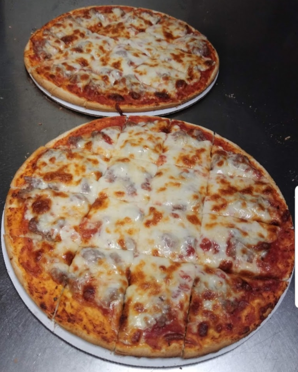 Order Small Cheese Thin Crust Pizza food online from Als Pizzeria store, North Riverside on bringmethat.com