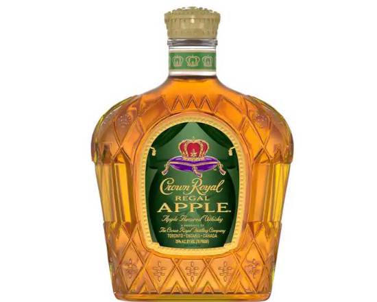 Order Crown Royal Regal Apple, 750mL whiskey (35.0% ABV) food online from Tenderloin Liquor store, San Francisco on bringmethat.com
