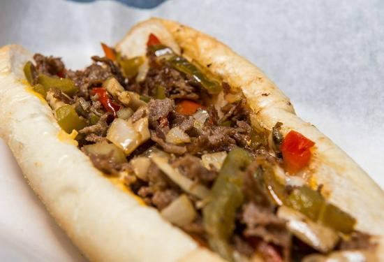 Order Regular Cheese Steak with the Works food online from Pizza206 store, Tabernacle on bringmethat.com
