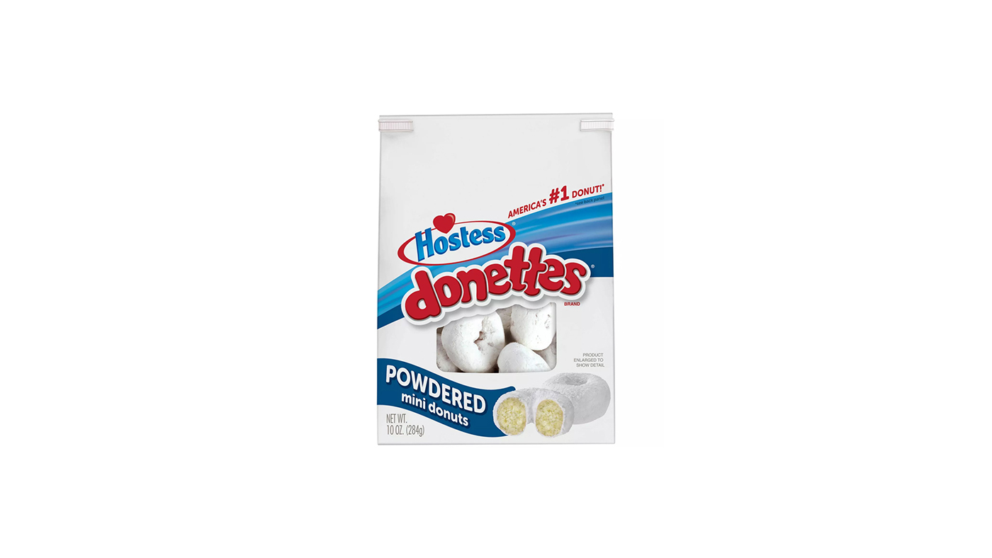 Order Hostess Donettes Powdered Bag 10.5oz food online from Extramile store, Desert Hot Springs on bringmethat.com