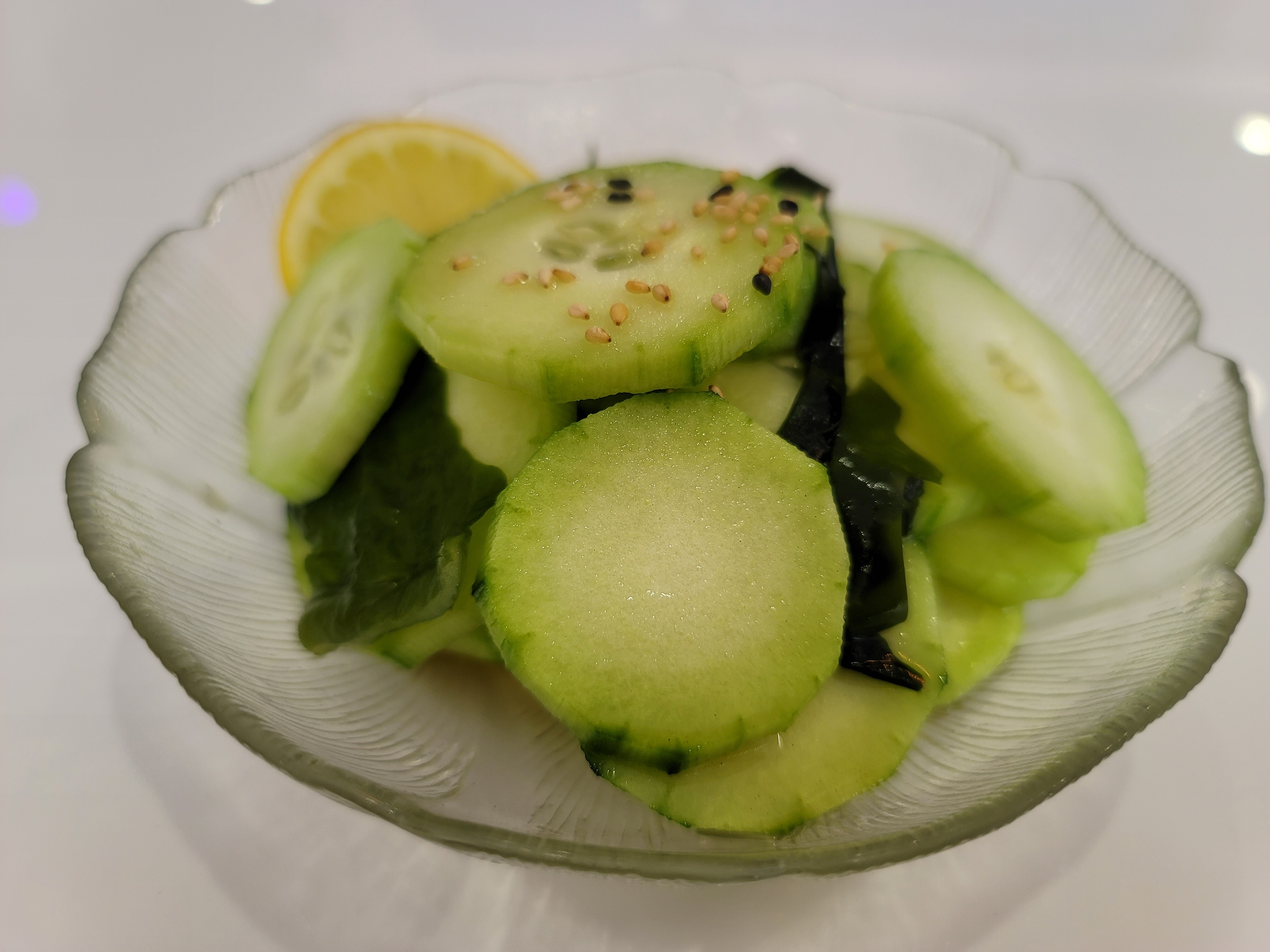 Order Cucumber Salad food online from Wajo Sushi store, Wheeling on bringmethat.com