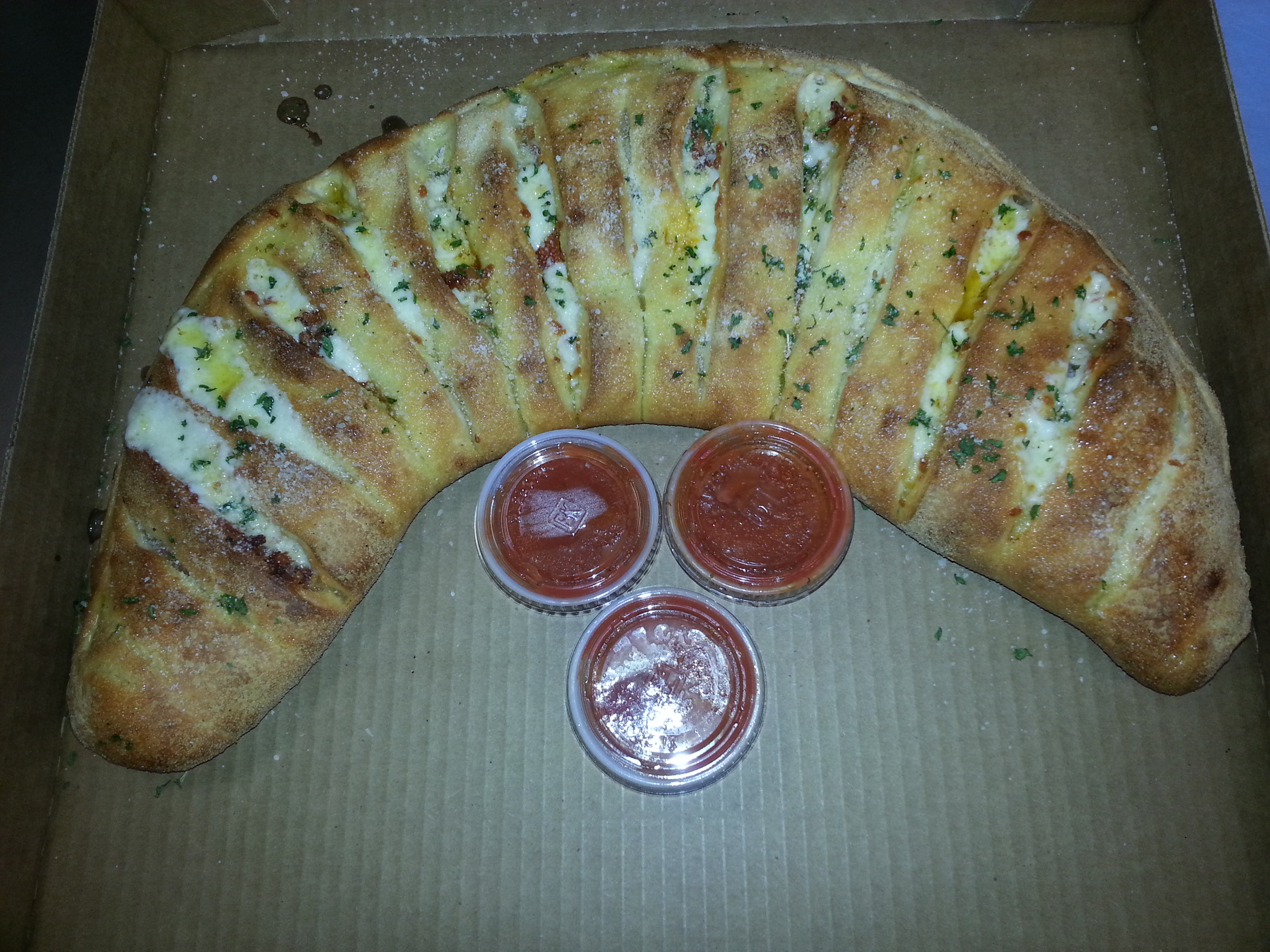 Order Chicken Bacon Ranch Calzone food online from Papa Ray's Pizza store, Daly City on bringmethat.com