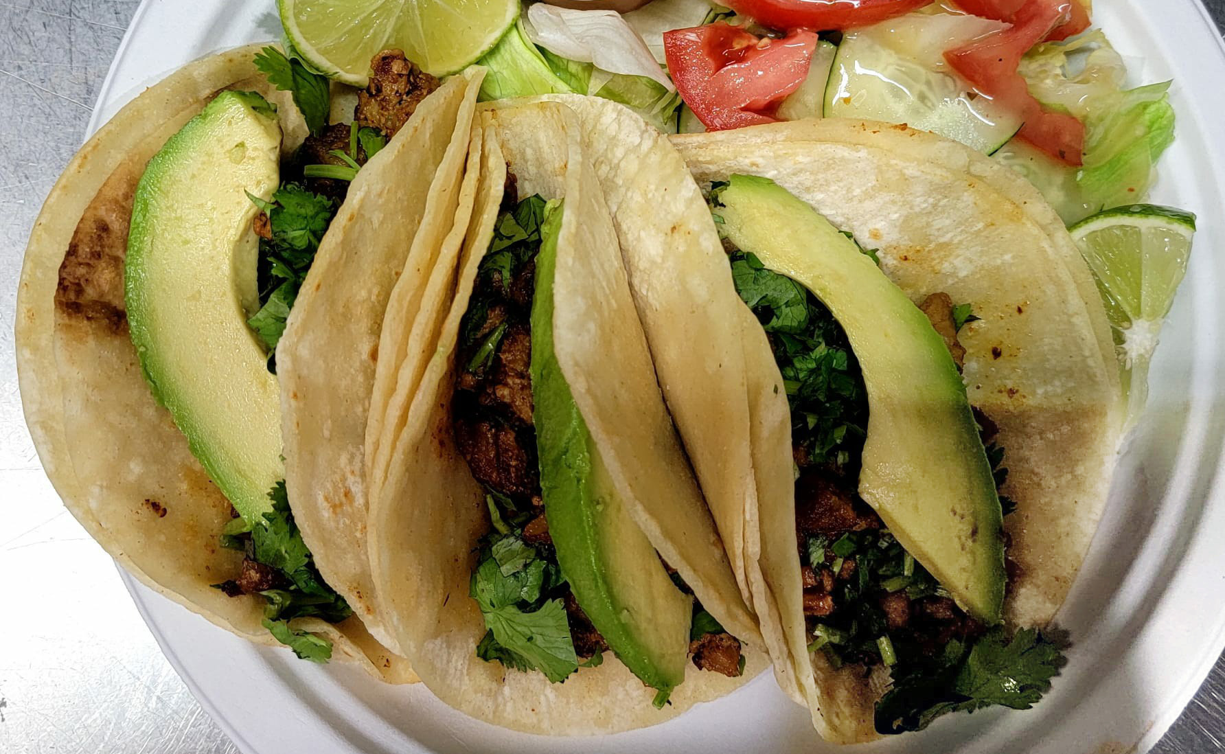 Order 15. Tacos de Res food online from El Tenampa 2 store, Farmingville on bringmethat.com