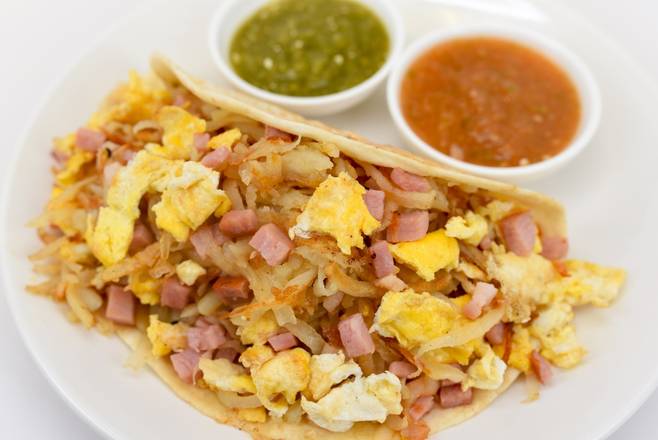 Order Ham Taco food online from Franks Grill store, Houston on bringmethat.com